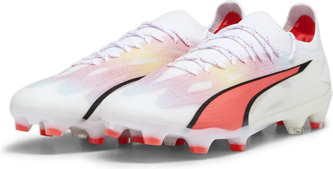 PUMA Ultra Ultimate FG/AG Voetbalschoenen - Wit - Maat 40