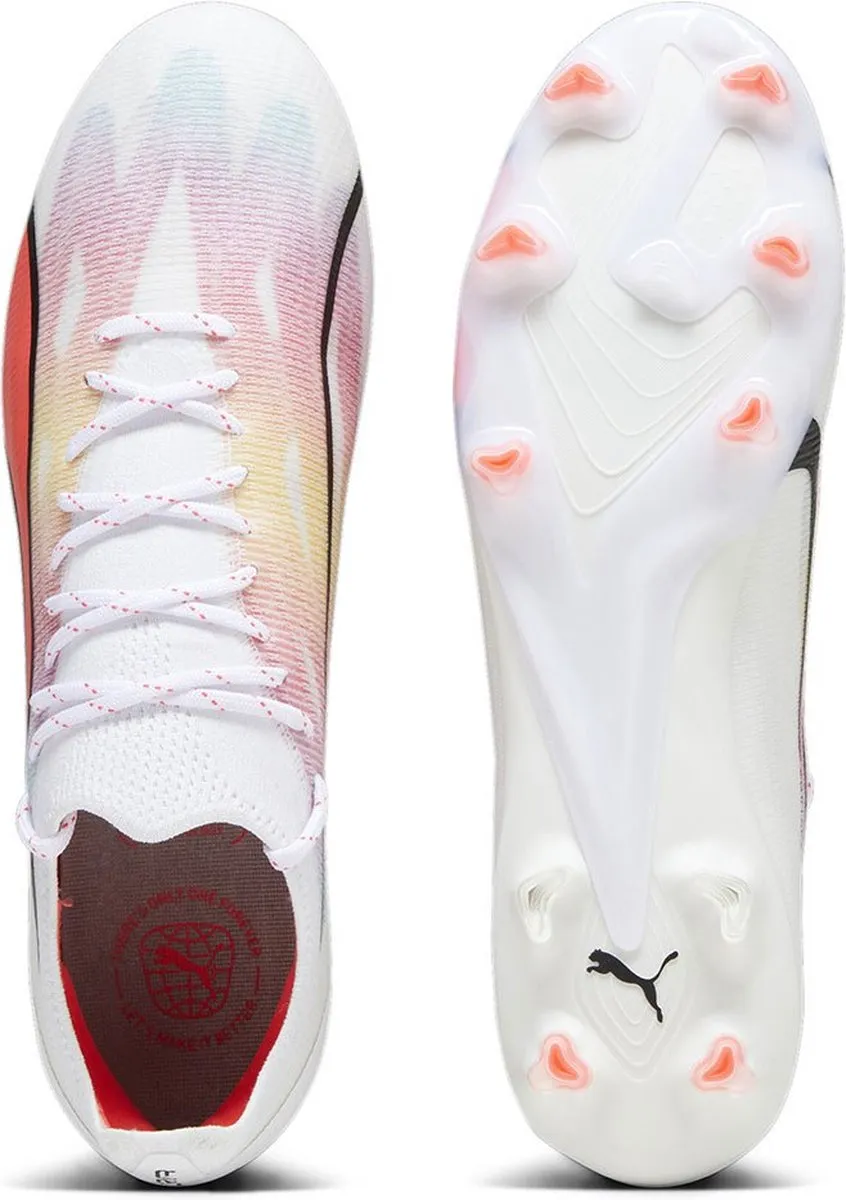 PUMA Ultra Ultimate FG/AG Voetbalschoenen - Wit - Maat 40