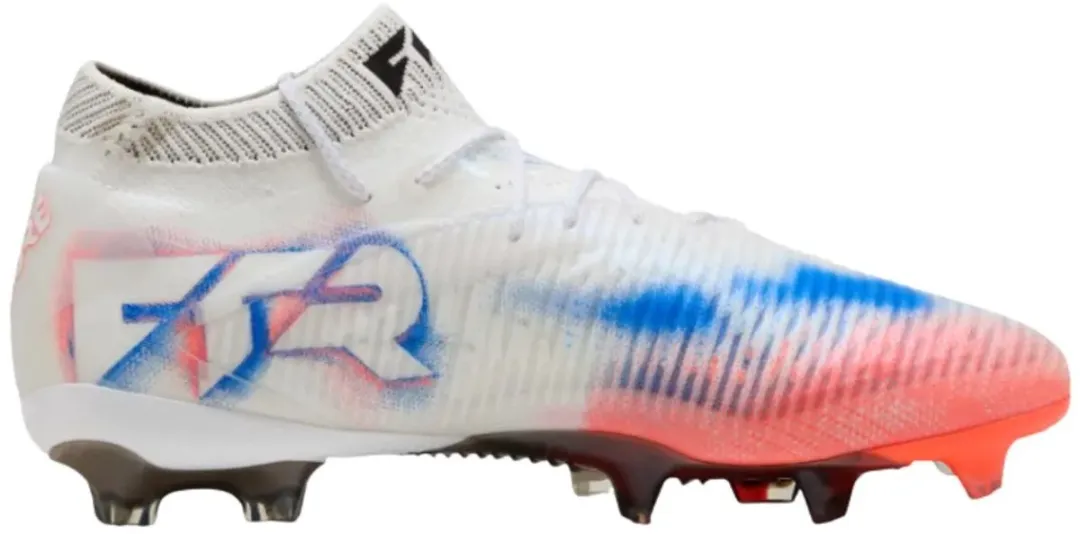 PUMA Future 8 Ultimate FG Voetbalschoenen 40 - Wit/Zwart/Rood