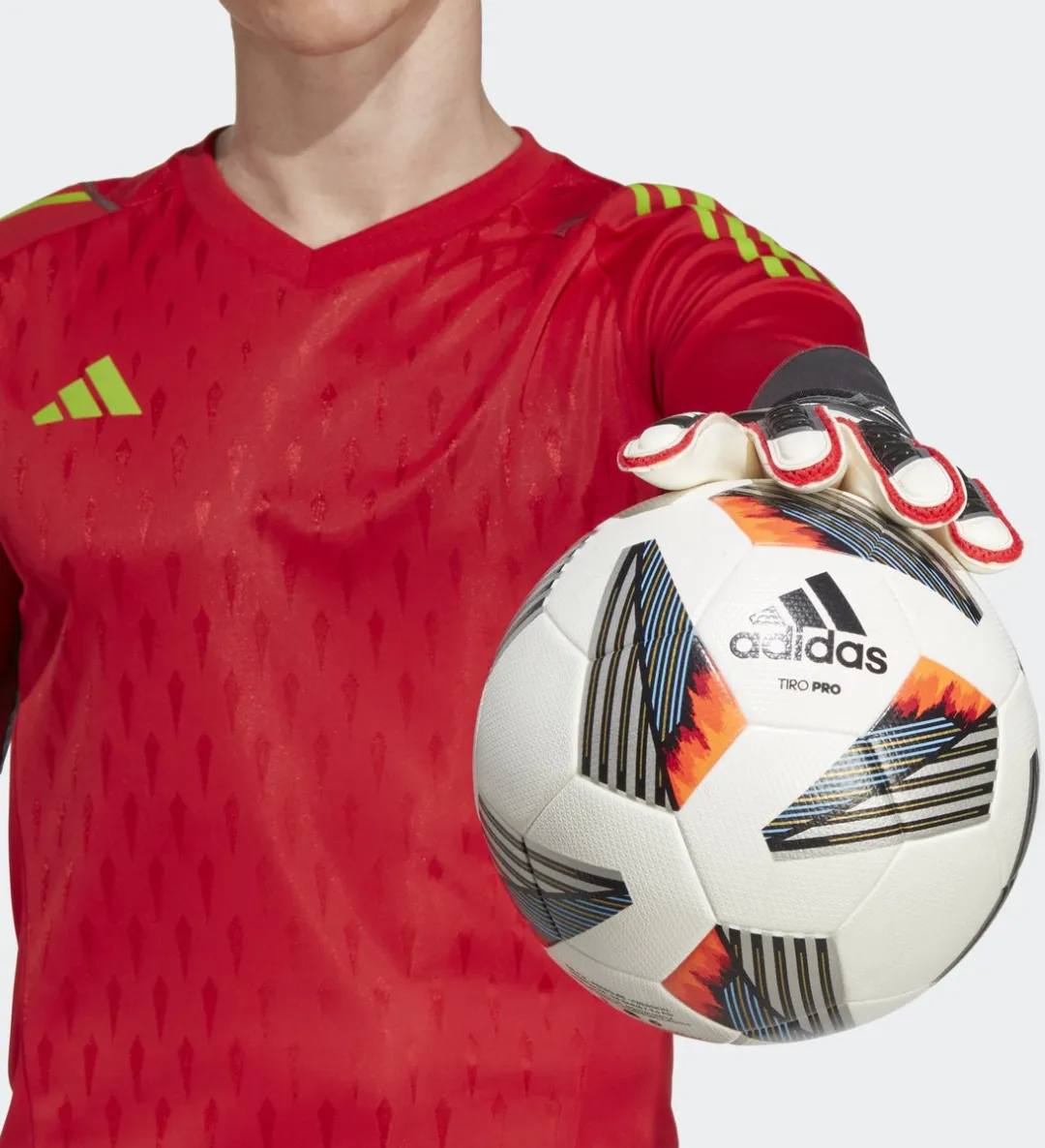 adidas Performance Tiro Pro Handschoenen HN5611 - Maat 8 - Zwart