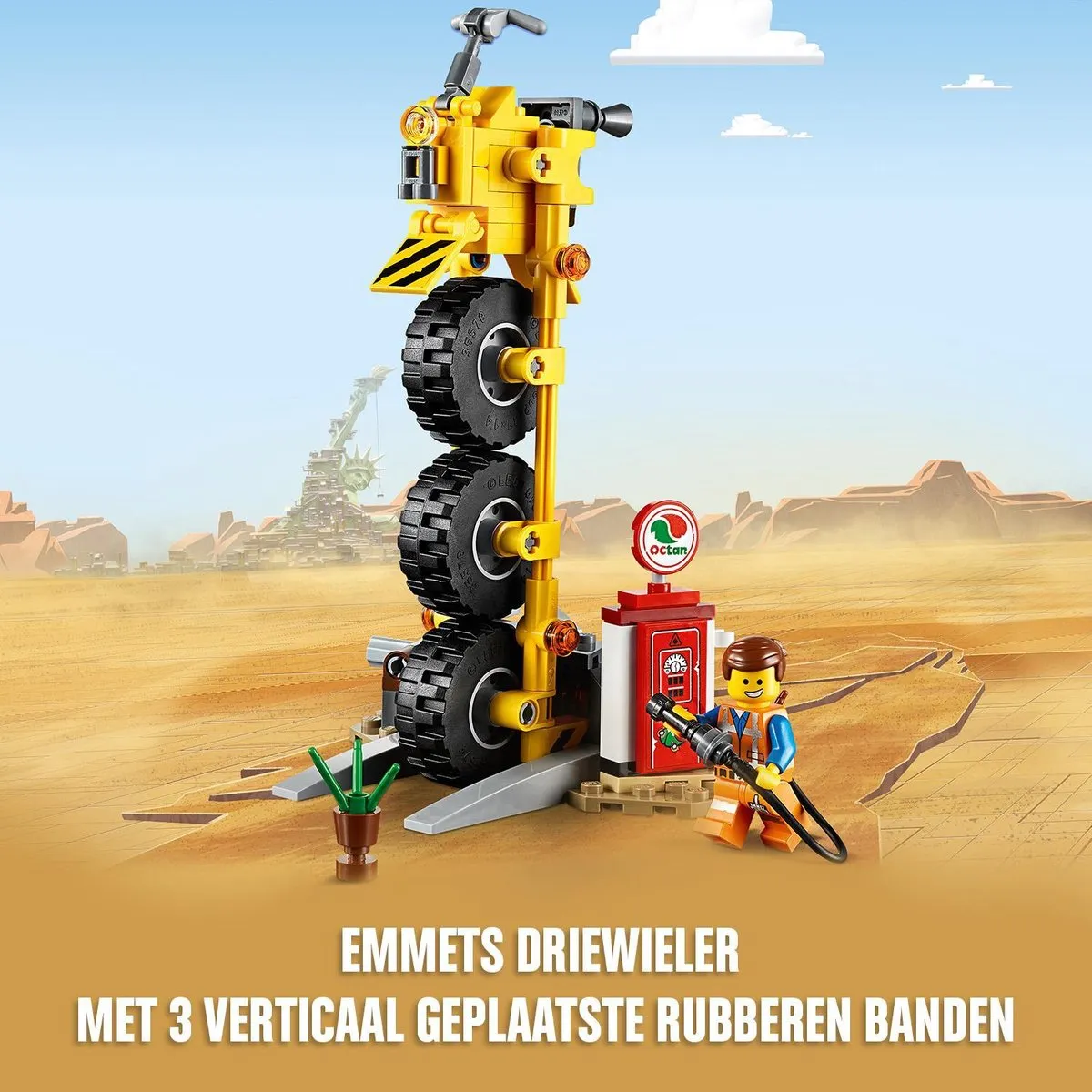 LEGO The Movie 2 Emmet Driewieler 70823 - 174 Stukken - Paars - afbeelding 3 van 6