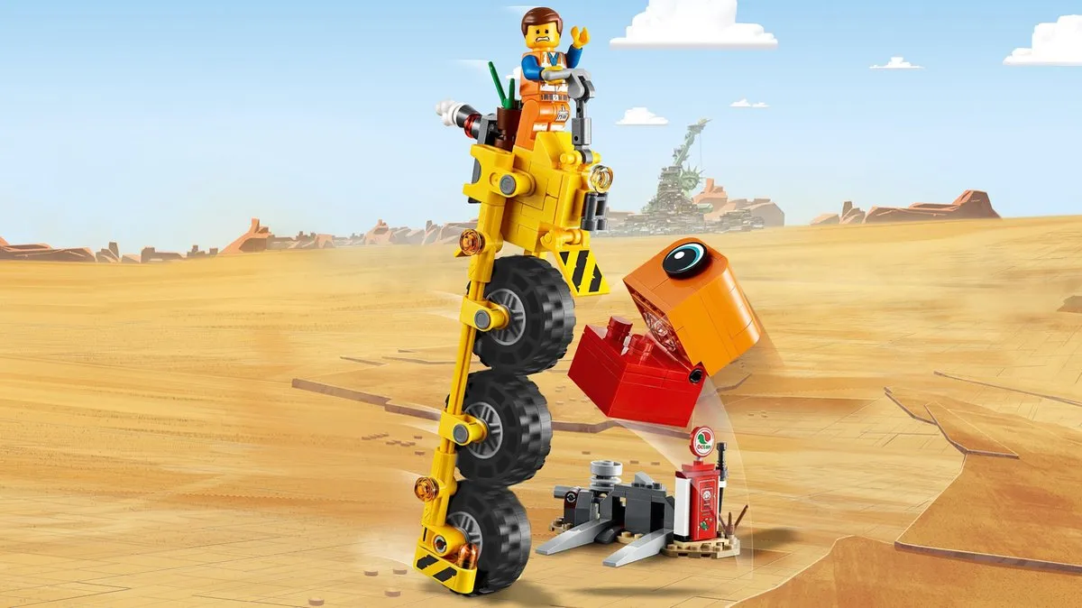 LEGO The Movie 2 Emmet Driewieler 70823 - 174 Stukken - Paars - afbeelding 4 van 6