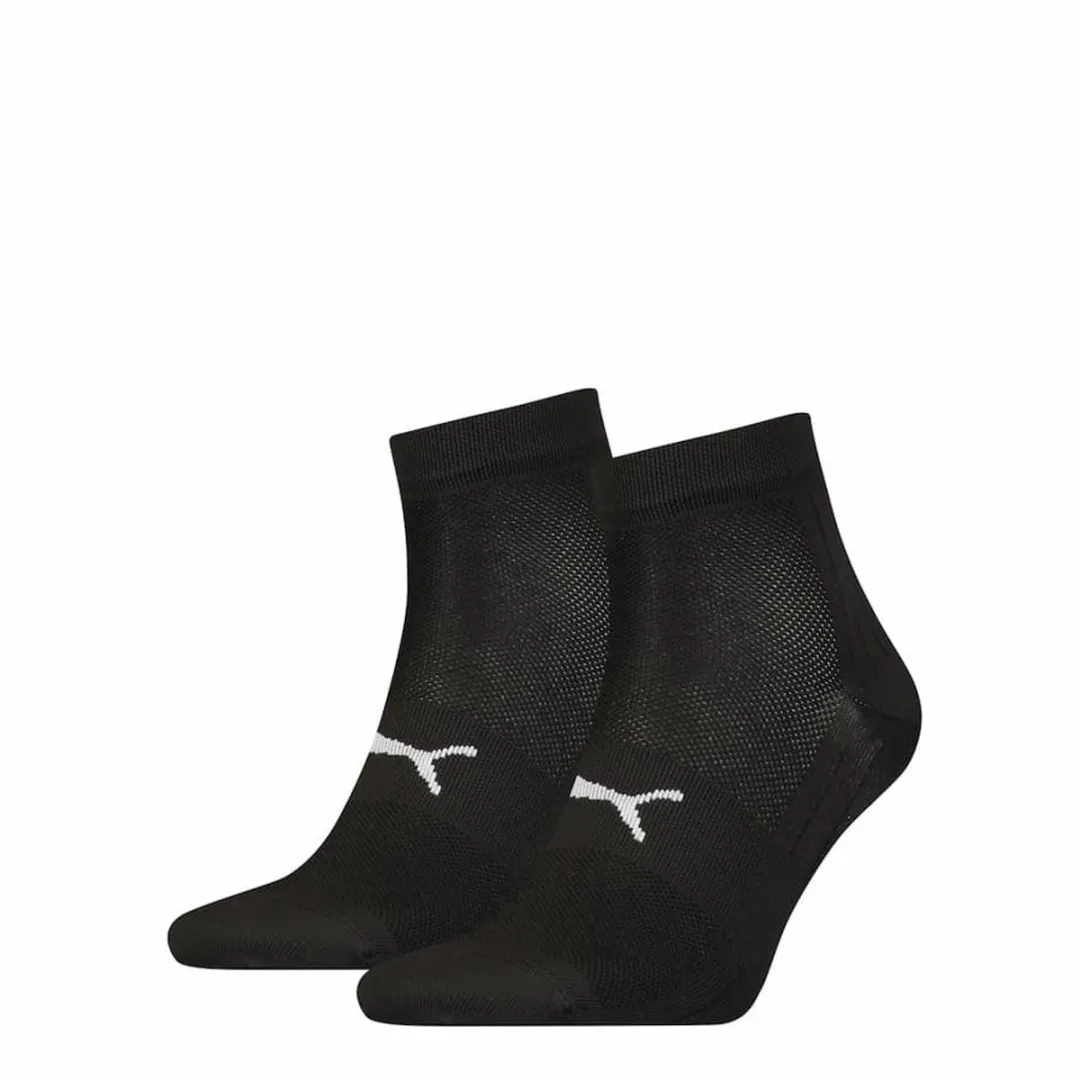 PUMA Unisex Quarter Sportsokken - Black - 39-42