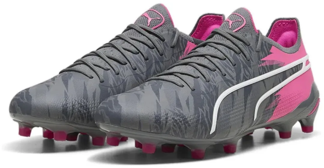 PUMA King Ultimate Rush FG/AG Voetbalschoenen - 42.5 - Grijs - afbeelding 6 van 6