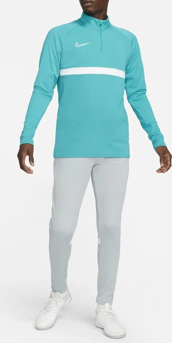 Nike Academy 21 Sporttrui CW6110-356 - XXL - Lichtblauw/Wit