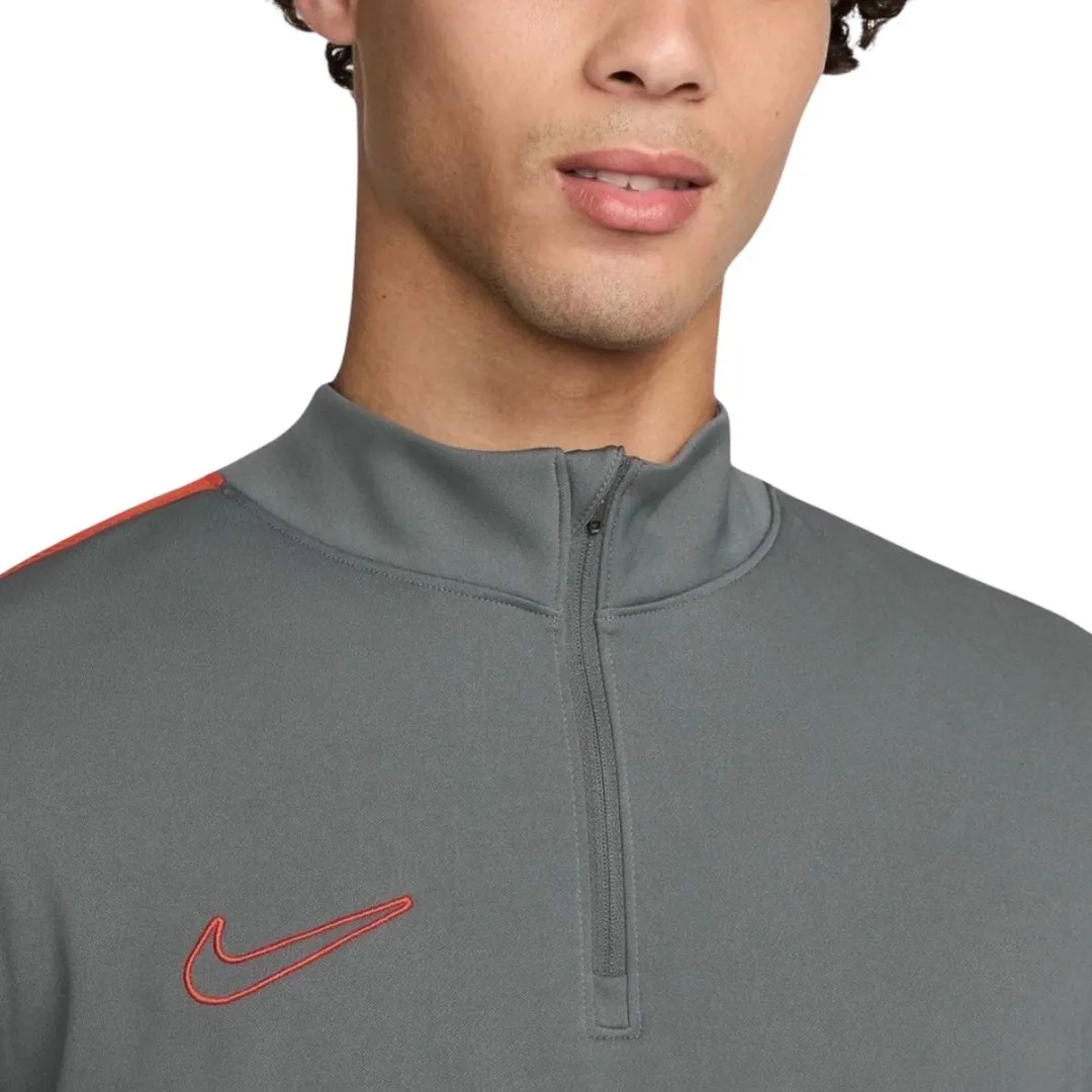 Nike Academy Trainingssweater Heren - XL - Grijs/Rood