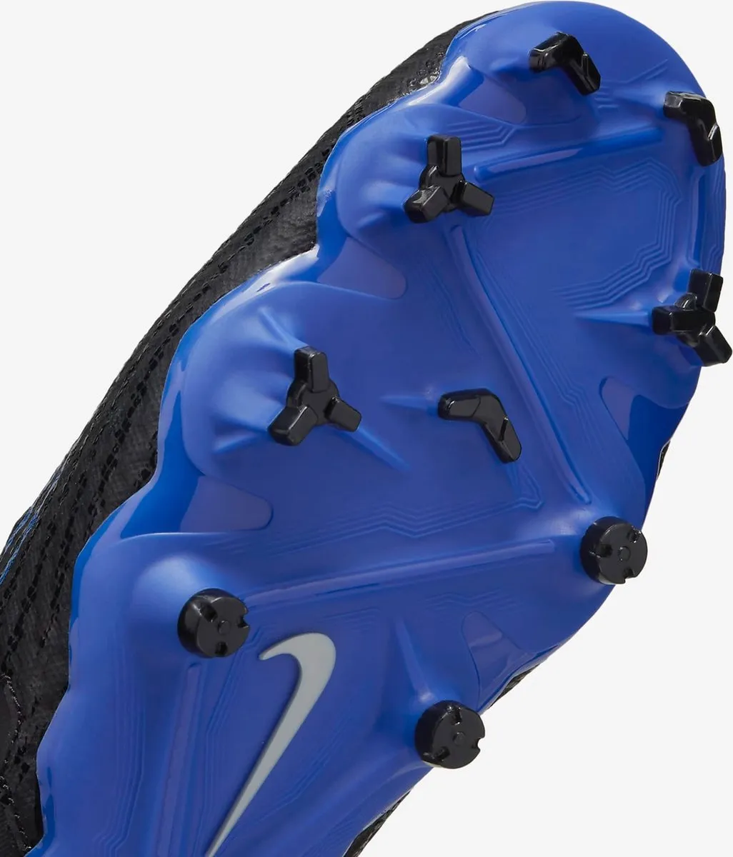 Nike Phantom GX Academy DD9473-040 Sportschoenen - FG - Zwart/Zilver/Blauw