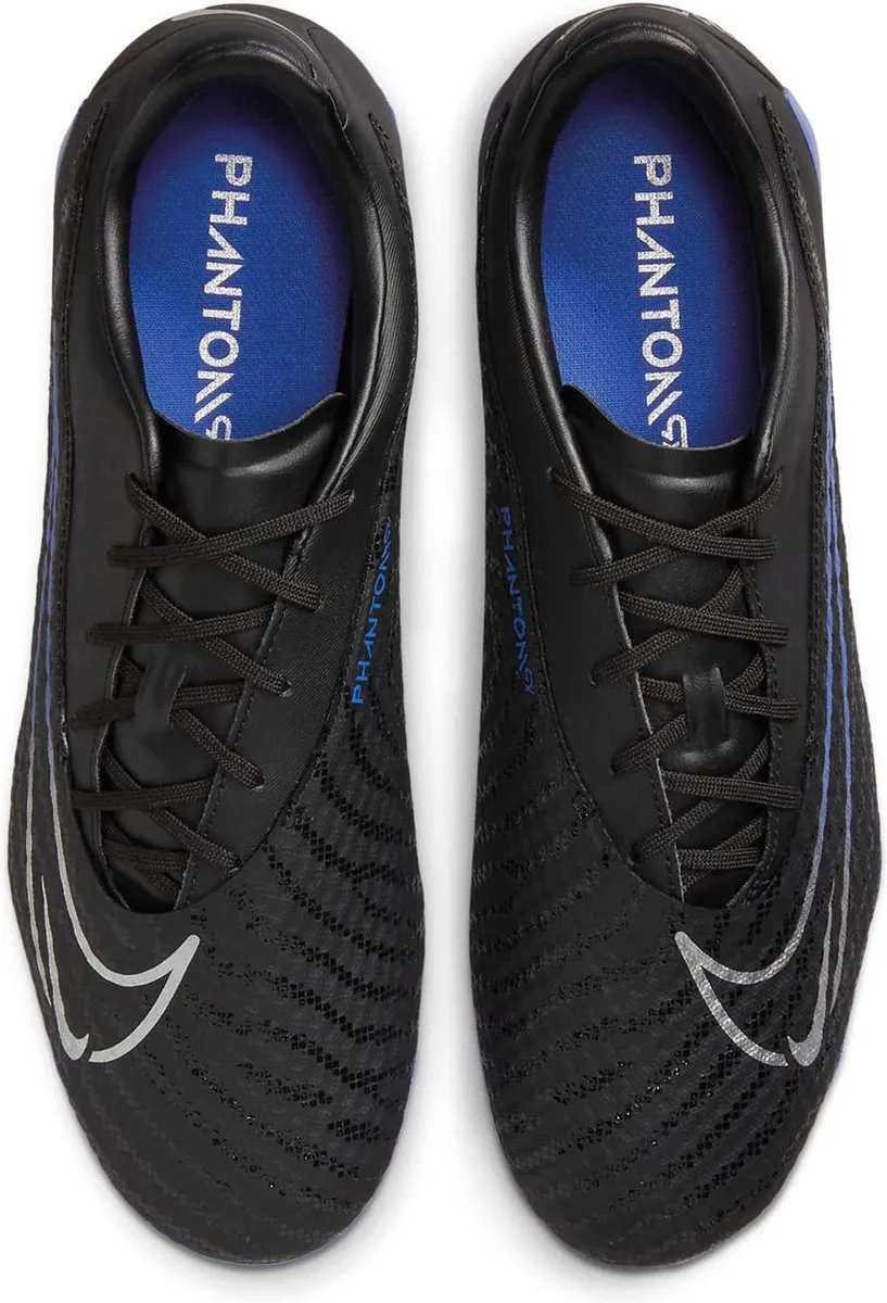 Nike Phantom GX Academy DD9473-040 Sportschoenen - FG - Zwart/Zilver/Blauw
