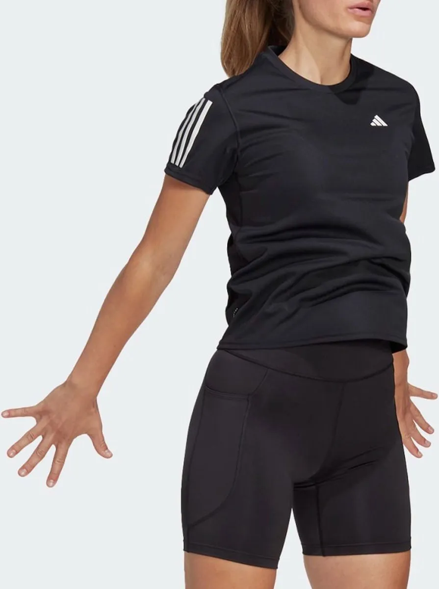 adidas Performance Own the Run T-shirt IC5188 - Zwart XS