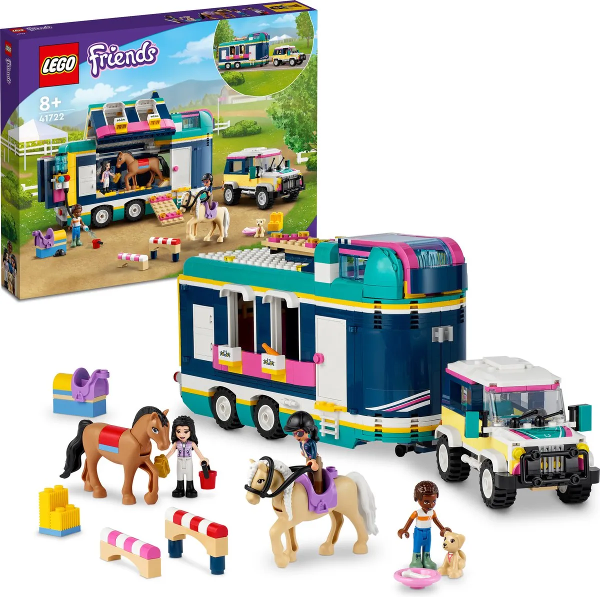 LEGO Friends Paardenshow Aanhangwagen 41722 - 989 Stukken - afbeelding 4 van 6