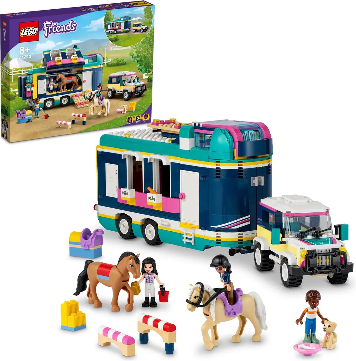 LEGO Friends Paardenshow Aanhangwagen 41722 - 989 Stukken - afbeelding 3 van 6