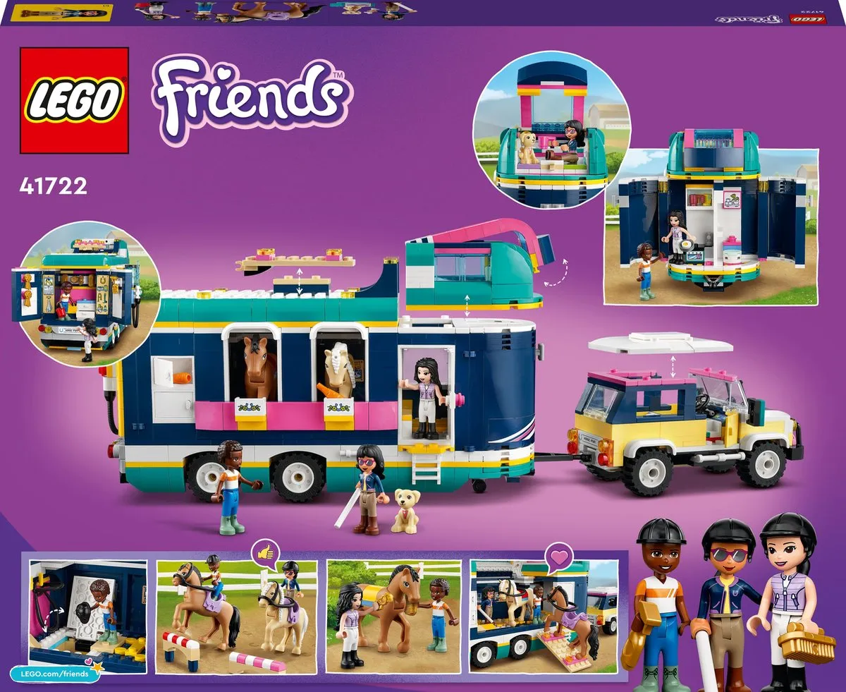LEGO Friends Paardenshow Aanhangwagen 41722 - 989 Stukken - afbeelding 5 van 6