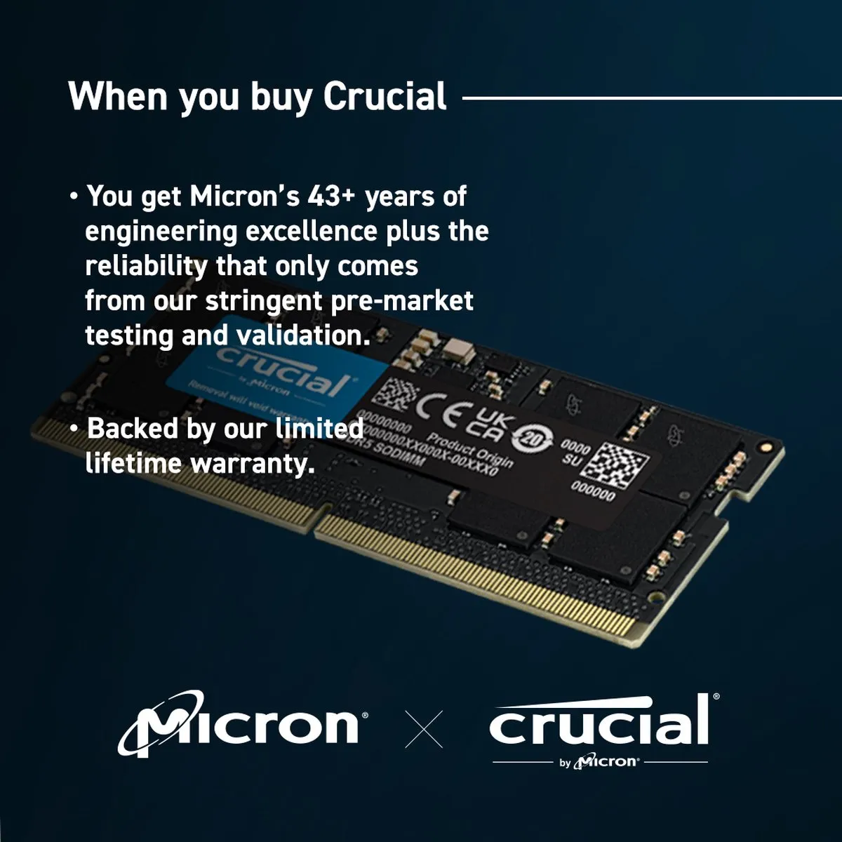 Crucial CT8G56C46S5 DDR5 SO-DIMM 8GB ECC