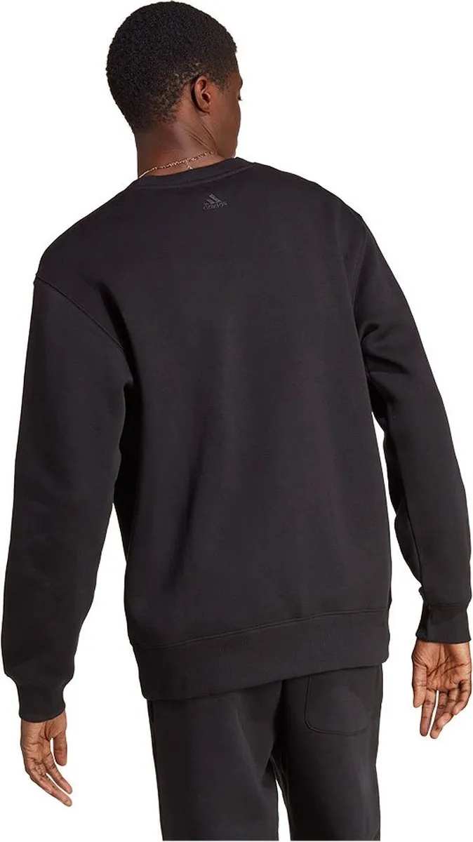 adidas All SZN Fleece Graphic Sweatshirt - Heren XS - Zwart