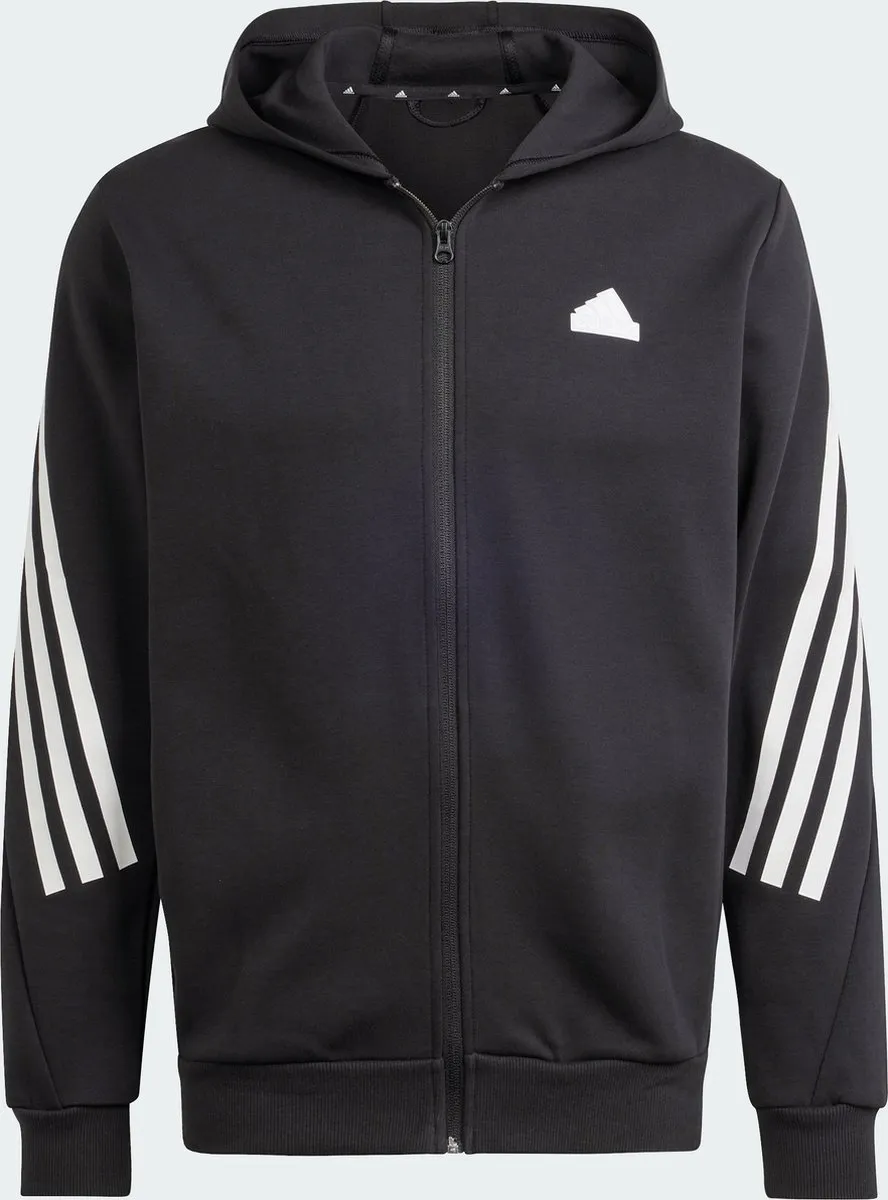 adidas Future Icons 3-Stripes Ritshoodie IR9159 - Zwart