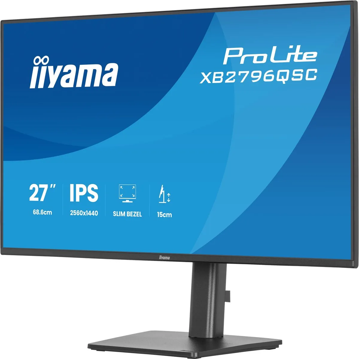 iiyama ProLite XB2796QSC-B1 Monitor 27" QHD IPS - USB-C 65W