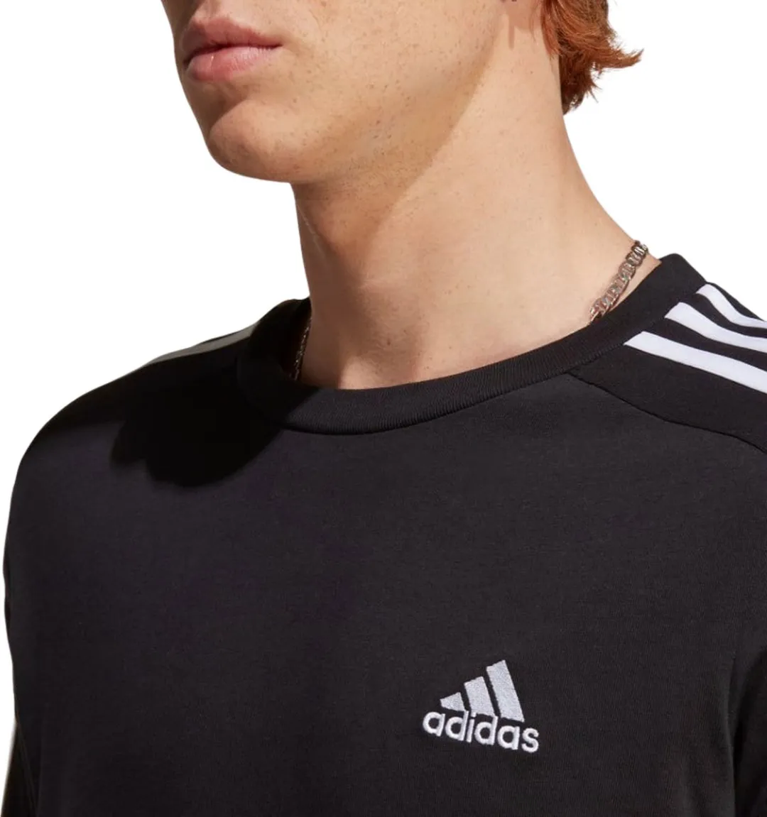 adidas Essentials Single Jersey T-shirt IC9334 - Heren - Zwart - S