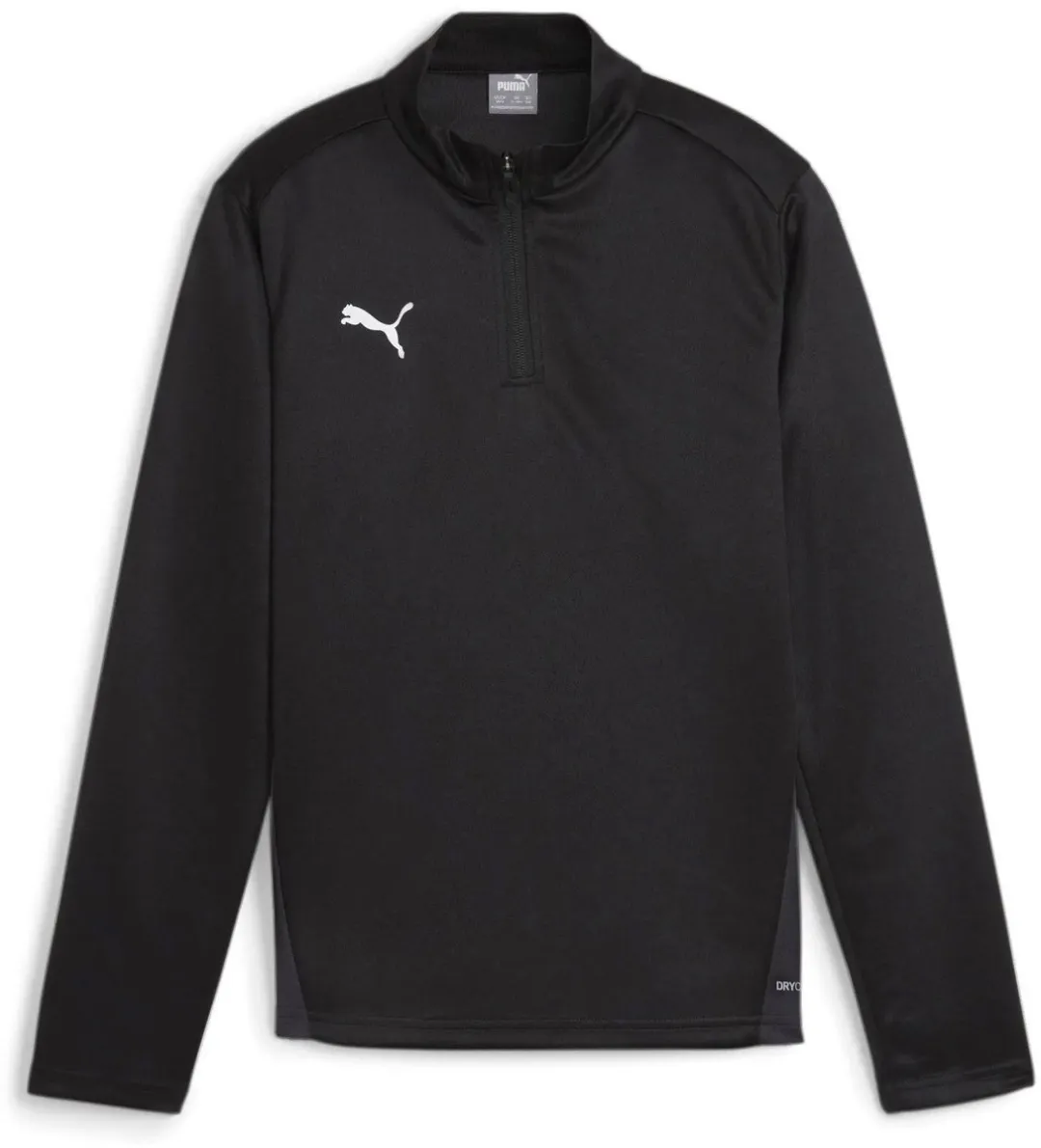PUMA teamGOAL Training 1/4 Zip Junior - Maat 140 - Zwart