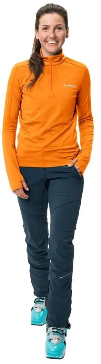 Vaude Livigno II Half-Zip Fleece - Oranje