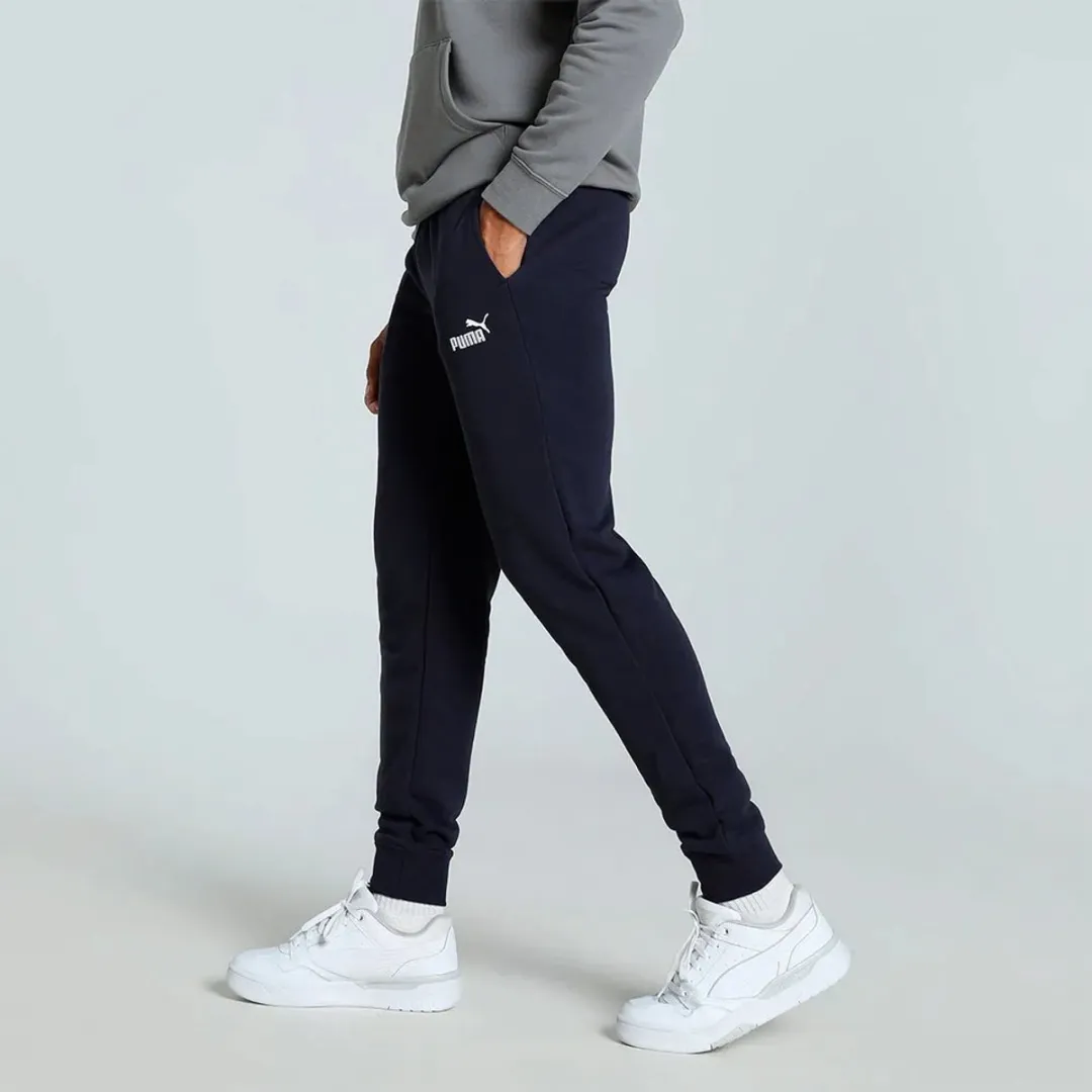 PUMA Ess N1 Logo Slim Trainingsbroek L - Zwart