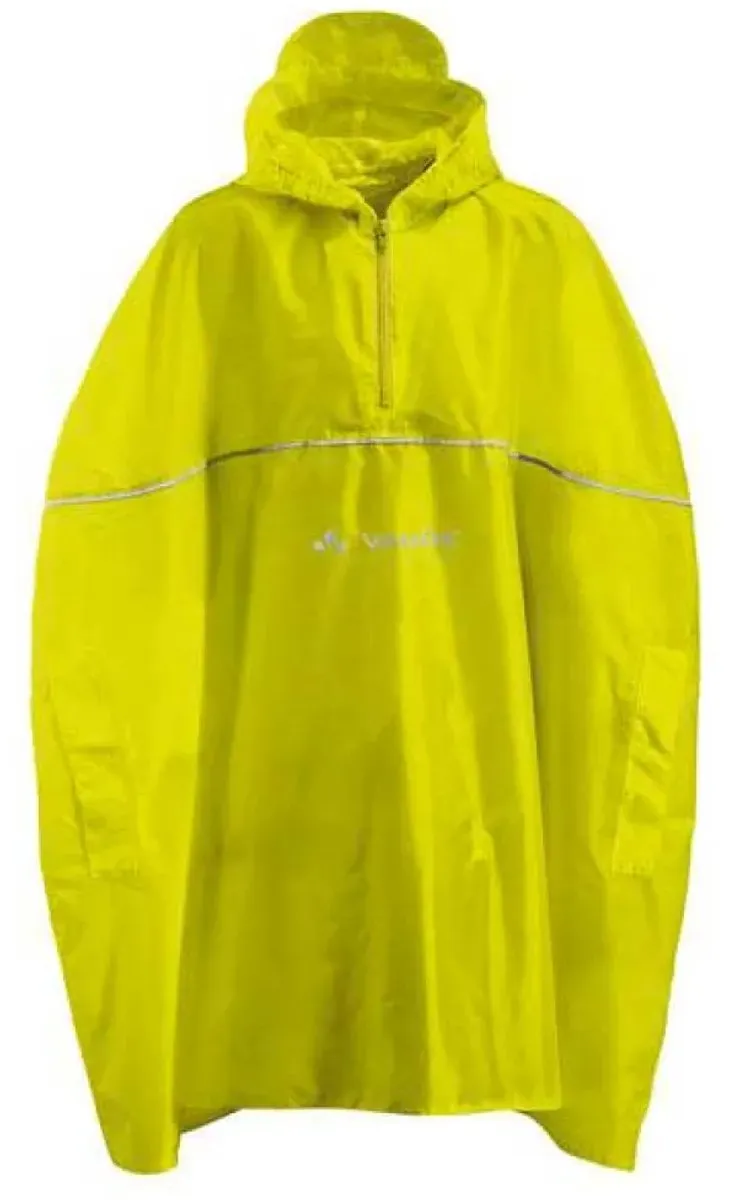 Vaude Kids Grody Poncho - Geel - Maat 134-140