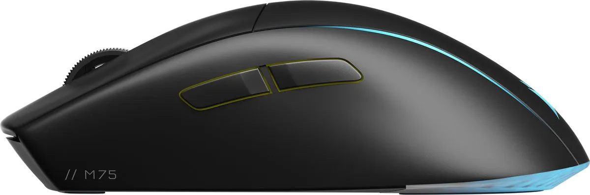 Corsair M75 Draadloze Gaming Muis CH-931D010-EU - 26.000 DPI - Zwart