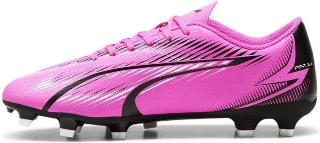 PUMA Ultra Play FG/AG Heren Sportschoenen - Poison Pink/Wit/Zwart - afbeelding 6 van 6