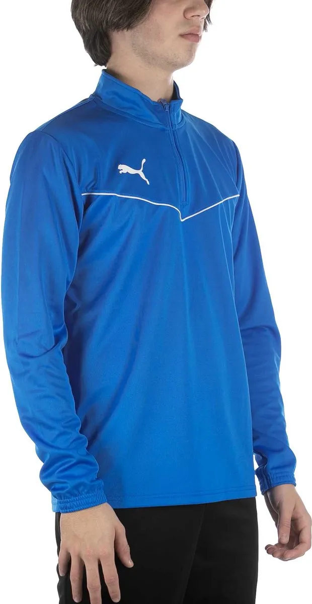 PUMA Teamrise 1/4 Zip Sporttrui M - Blauw