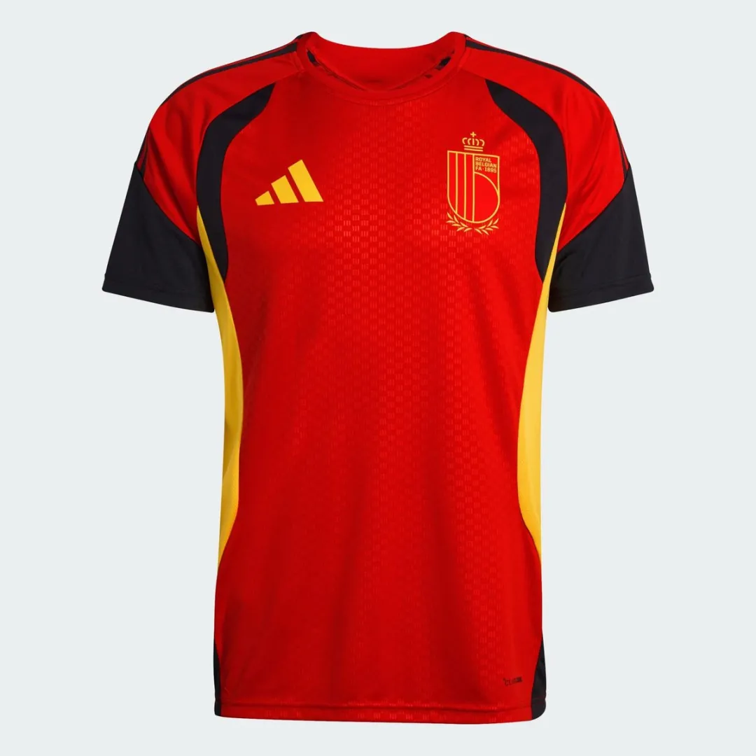 Adidas WK2026 Training Shirt Heren M - KB3408 - Rood/Zwart/Geel