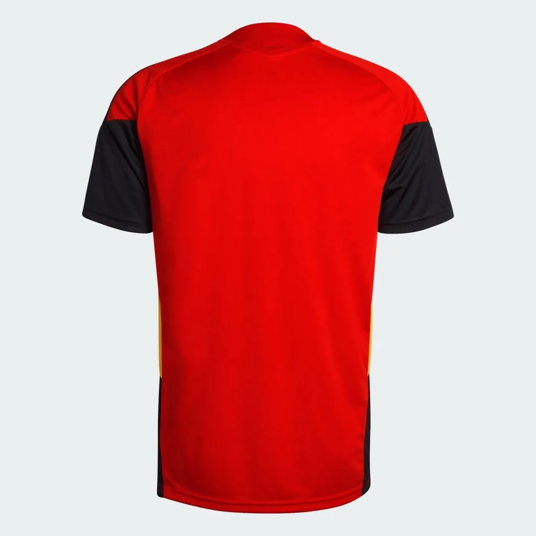 Adidas WK2026 Training Shirt Heren M - KB3408 - Rood/Zwart/Geel