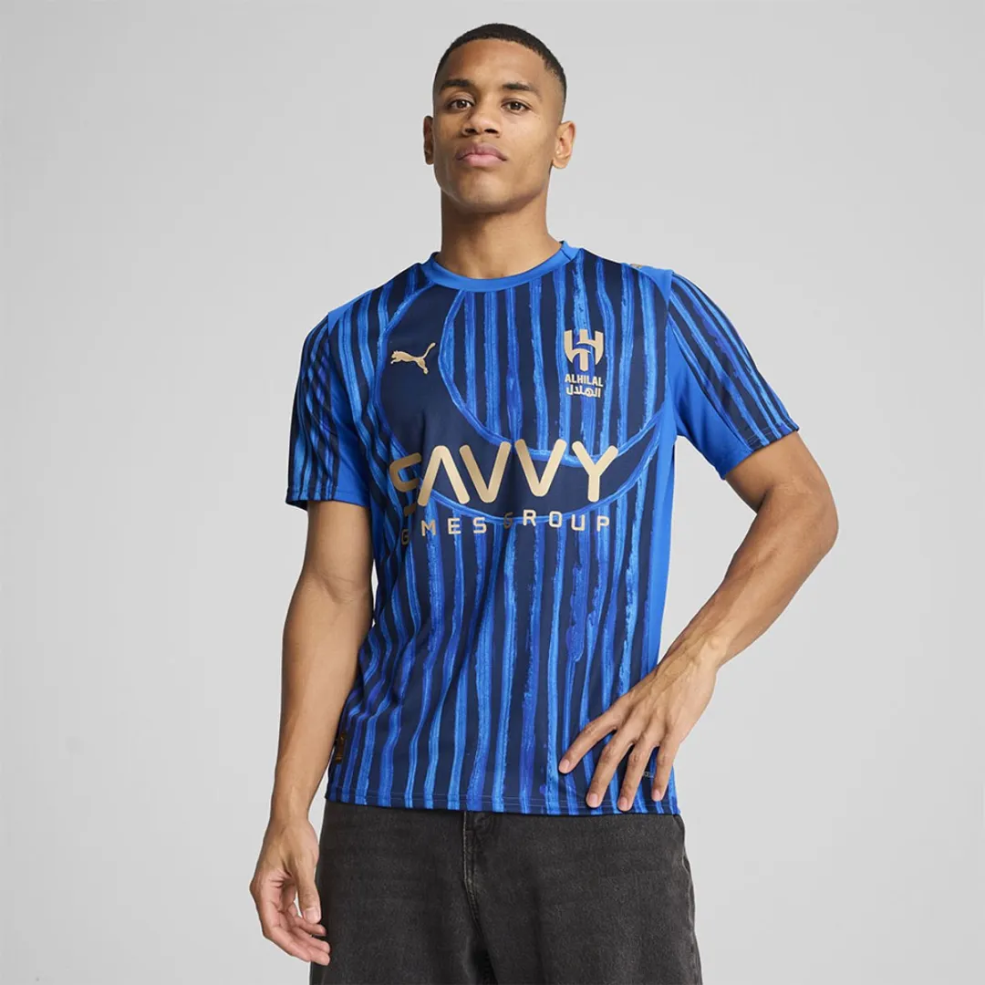PUMA Super Ahsfc Al Hilal Thuis T-shirt Junior - Blauw - 4-5 jaar