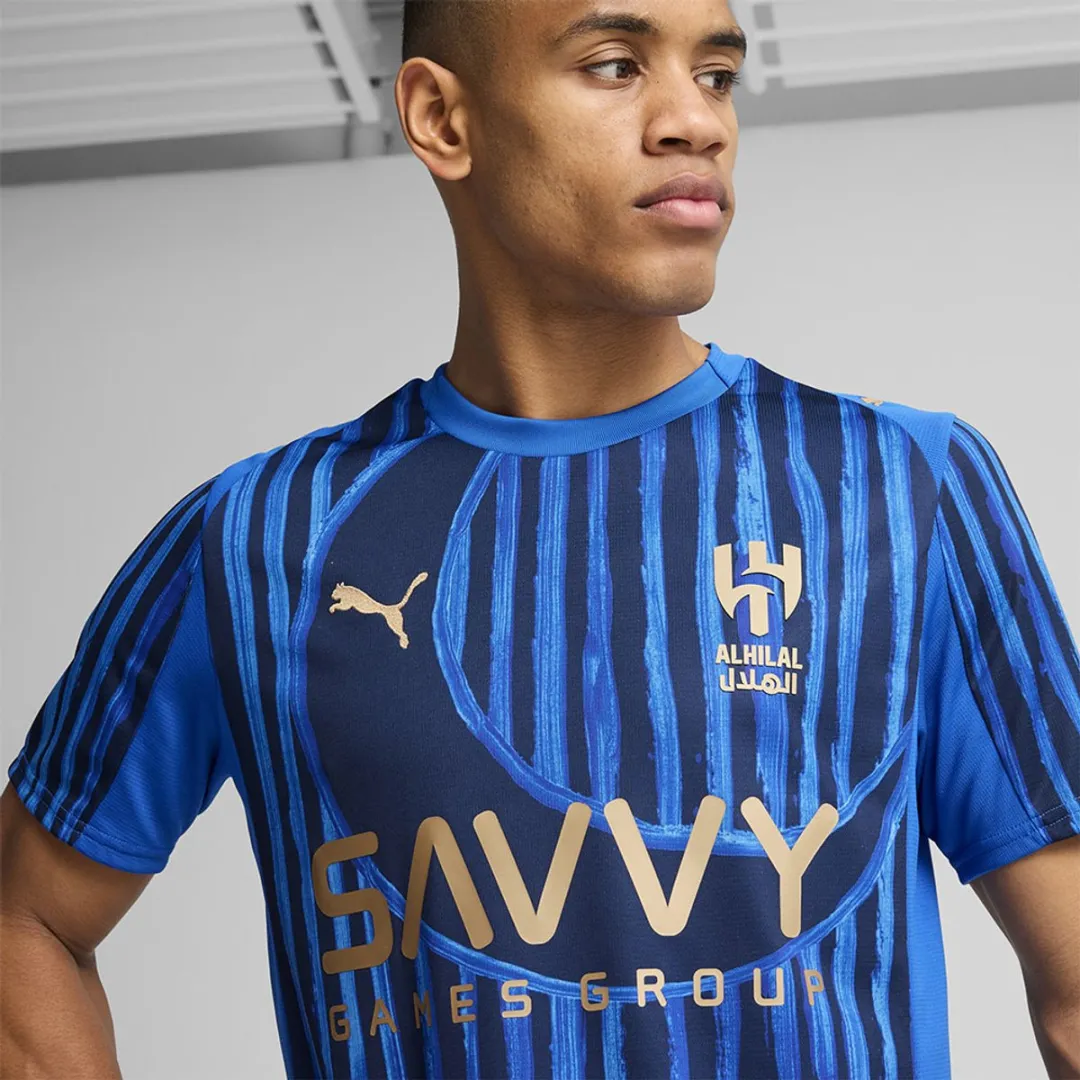PUMA Super Ahsfc Al Hilal Thuis T-shirt Junior - Blauw - 4-5 jaar