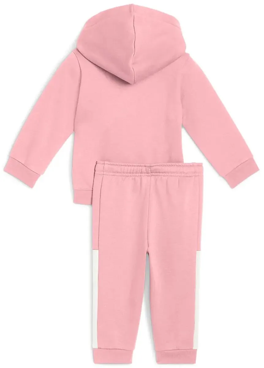 PUMA Minicats Ess Block Trainingspak - Roze 9-12 maanden