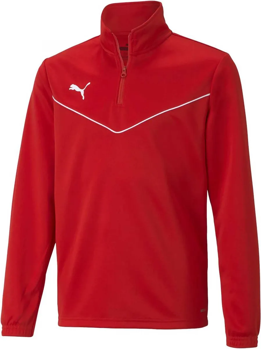 PUMA Teamrise Ziptop Kinderjas 128 - Rood
