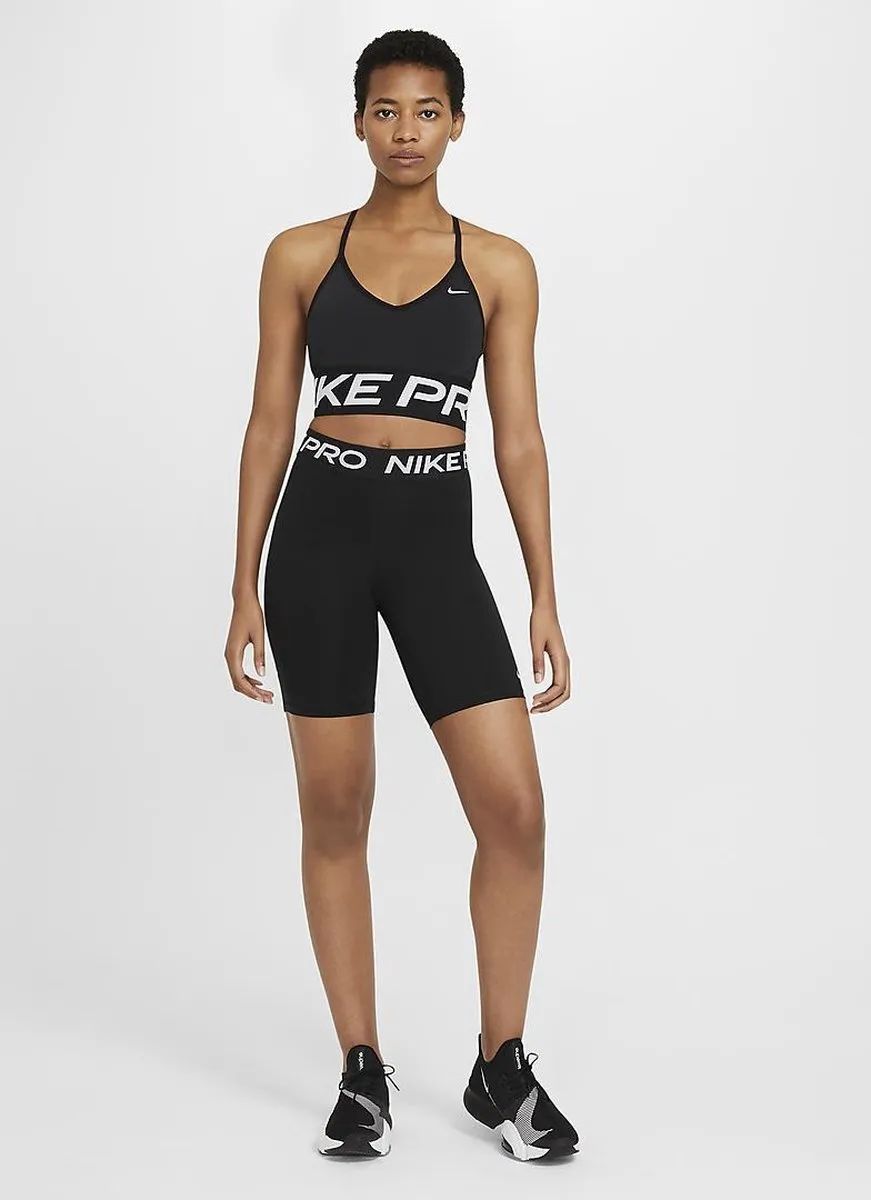 Nike Pro 365 8IN Sportbroek Dames - XL - Zwart