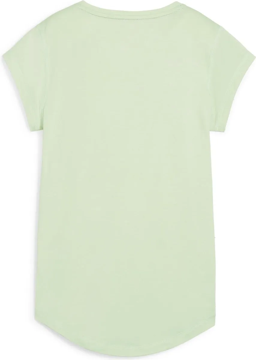 PUMA Train Favorite Heather Cat Tee Dames Sportshirt - S - Fresh Mint Heather