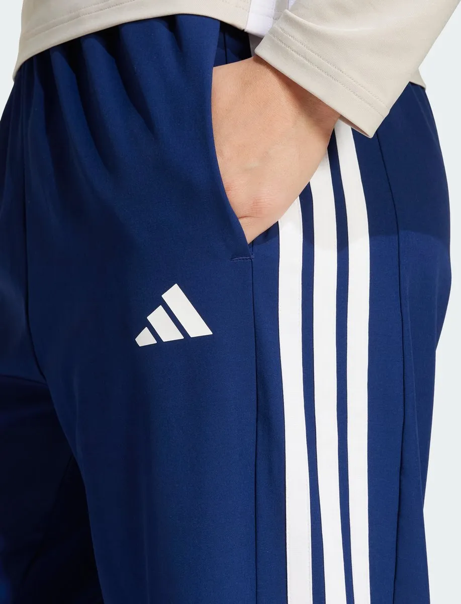 Adidas Performance Train Essentials 3-Stripes Woven Broek S - Blauw
