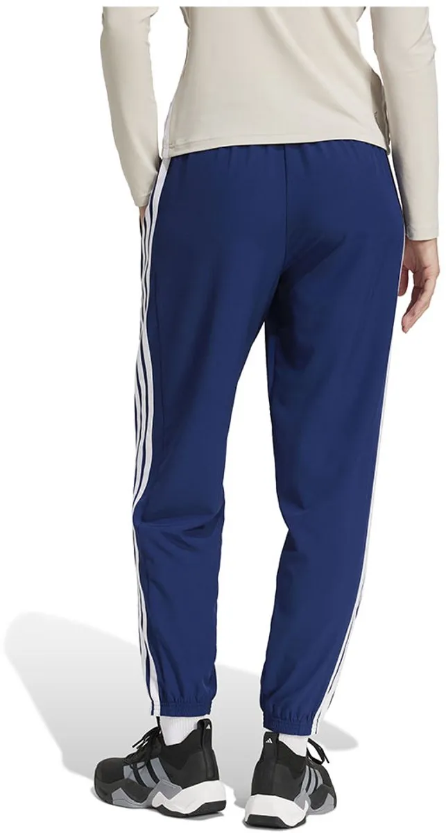 Adidas Performance Train Essentials 3-Stripes Woven Broek S - Blauw