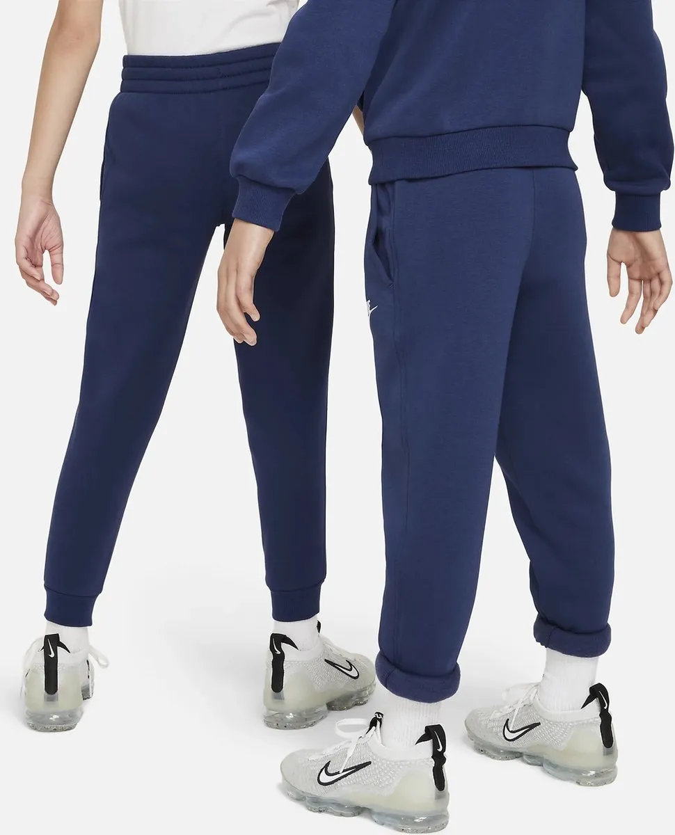 Nike NSW Club FLC Sportbroek - S - Blauw/Wit