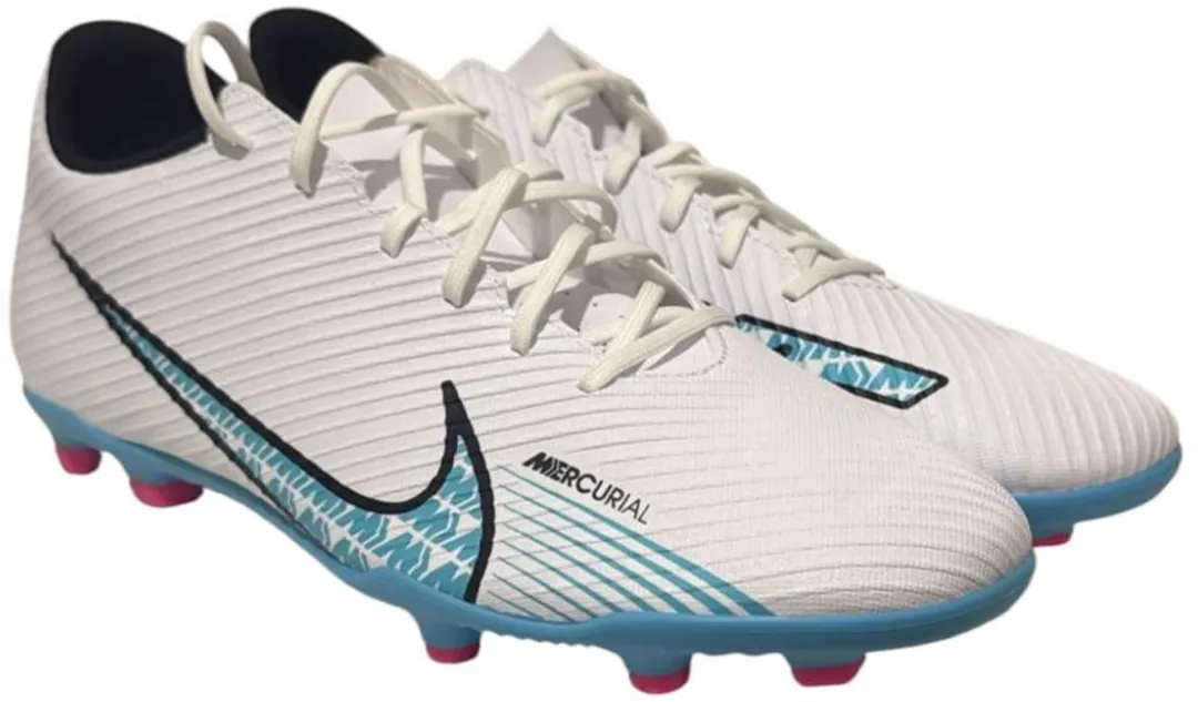 Nike Vapor 15 Club FG Voetbalschoenen 44.5 - Blauw/Wit/Roze