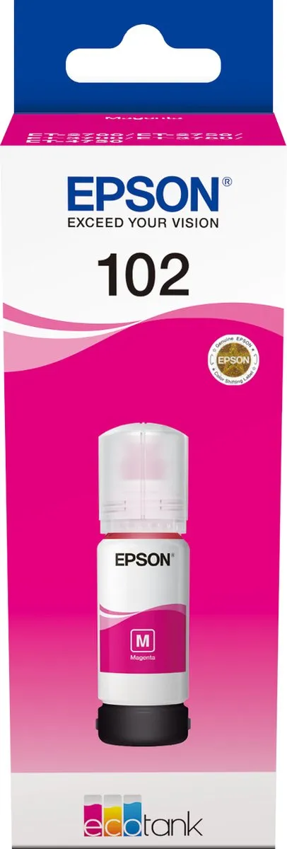 Epson 102 Magenta C13T03R340 Inktfles 70ml