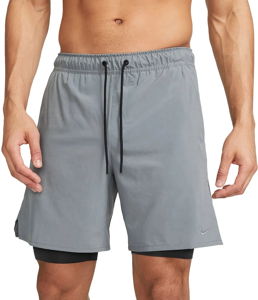 Nike Dri-FIT 7 2-in-1 Shorts - S - Grijs