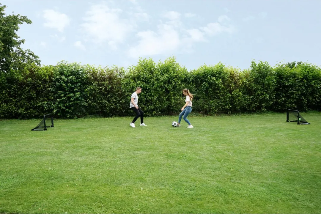 EXIT Pico Stalen Voetbaldoel 90x60cm - 2 Stuks - Zwart