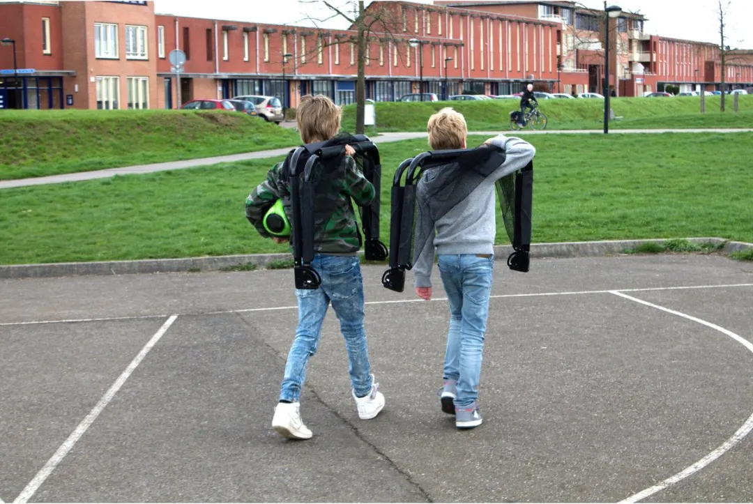 EXIT Pico Stalen Voetbaldoel 90x60cm - 2 Stuks - Zwart