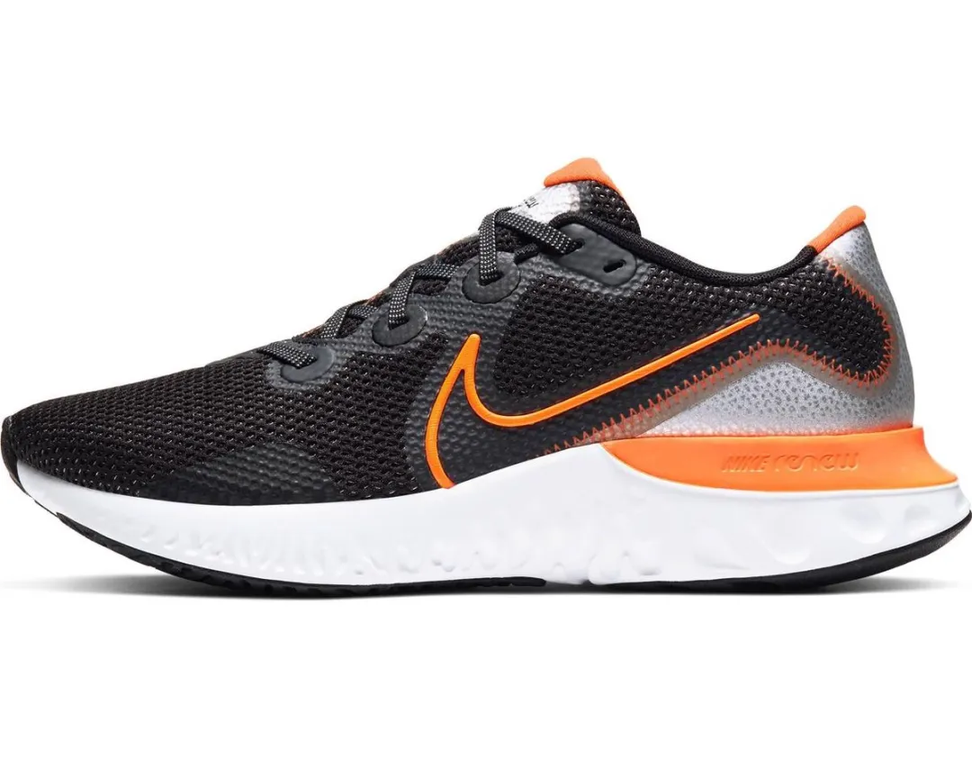 Nike Renew Run Sportschoenen - Maat 44 - Black/Total Orange