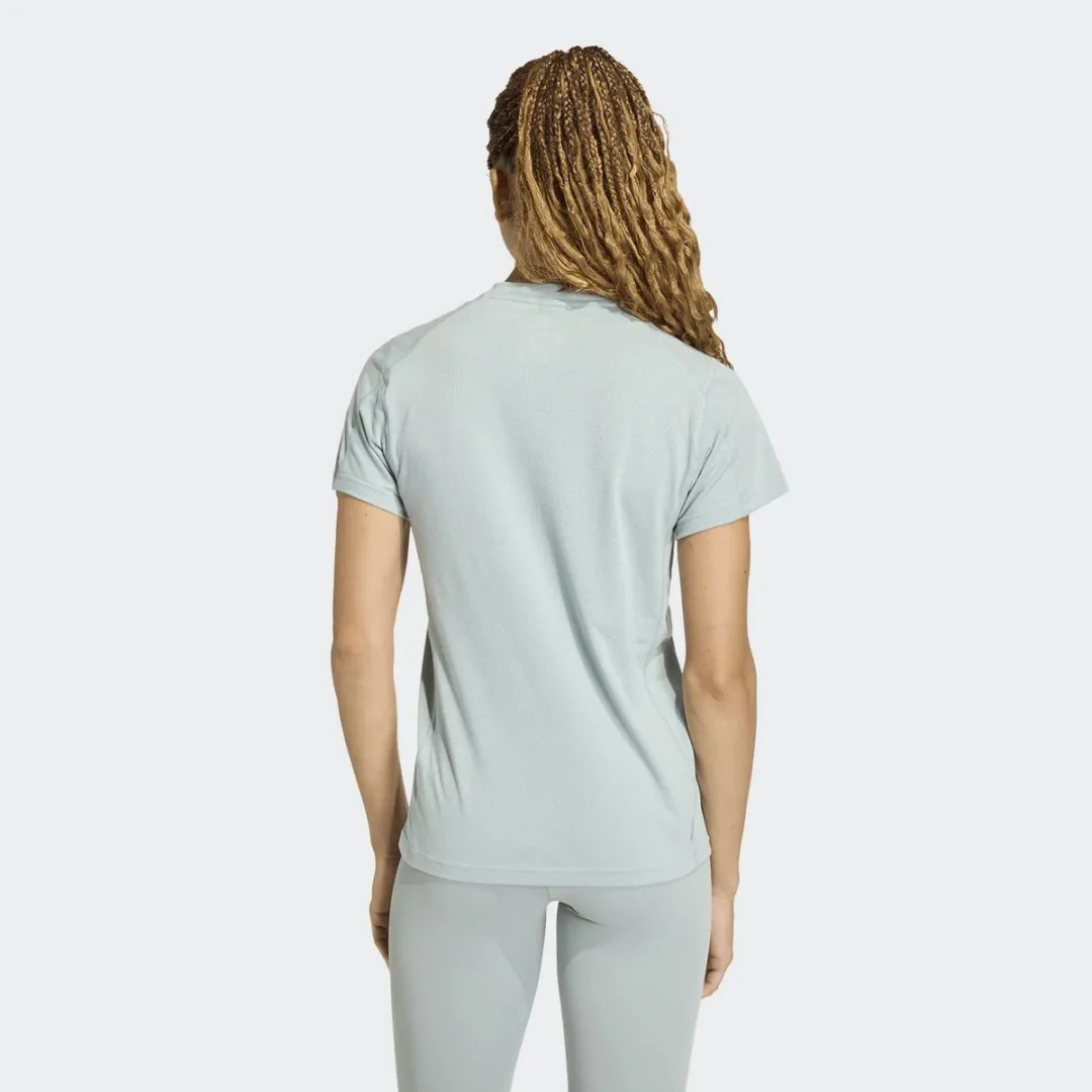 Adidas We Logo Tee Dames - Mintgroen L