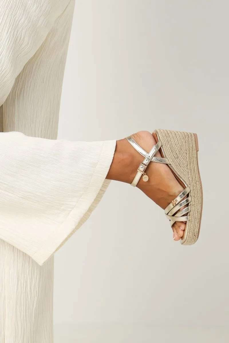 Mexx Noemi Pakina Sandalen - Goud - Maat 40