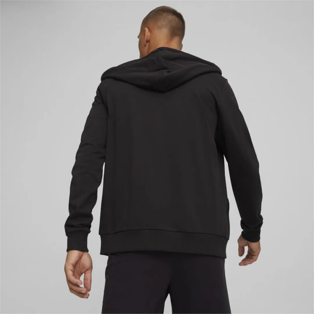 PUMA Teamgoal Hooded Sweat Full Zip - Heren Zwart S
