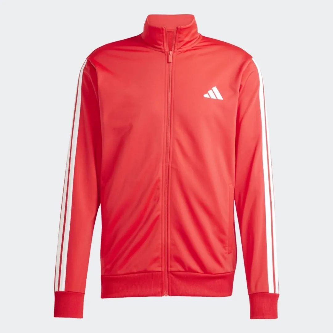 Adidas Basic 3 Stripes Trainingspak - Rood L