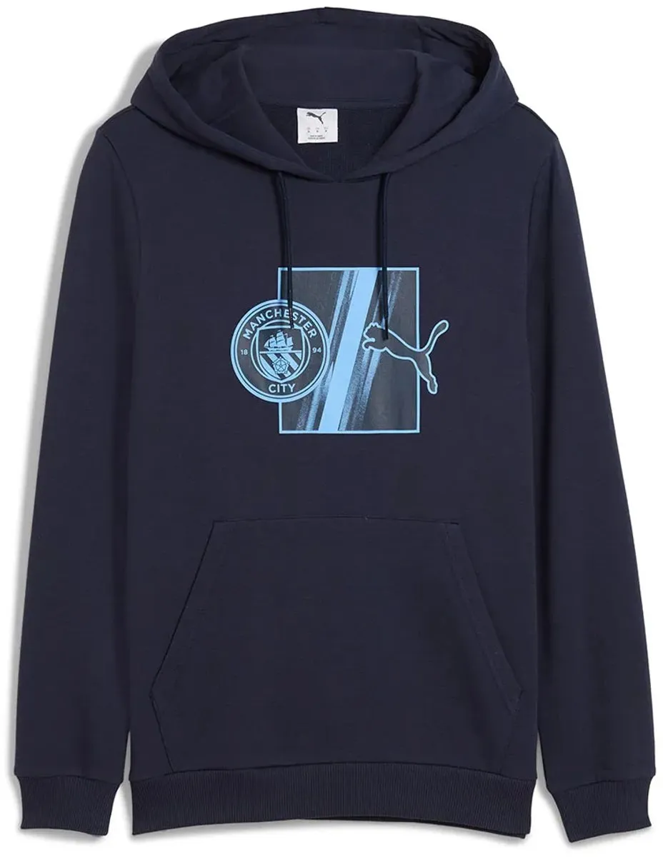 PUMA Manchester City FC Hoodie 25/26 - Deep Navy - XXL - afbeelding 6 van 6